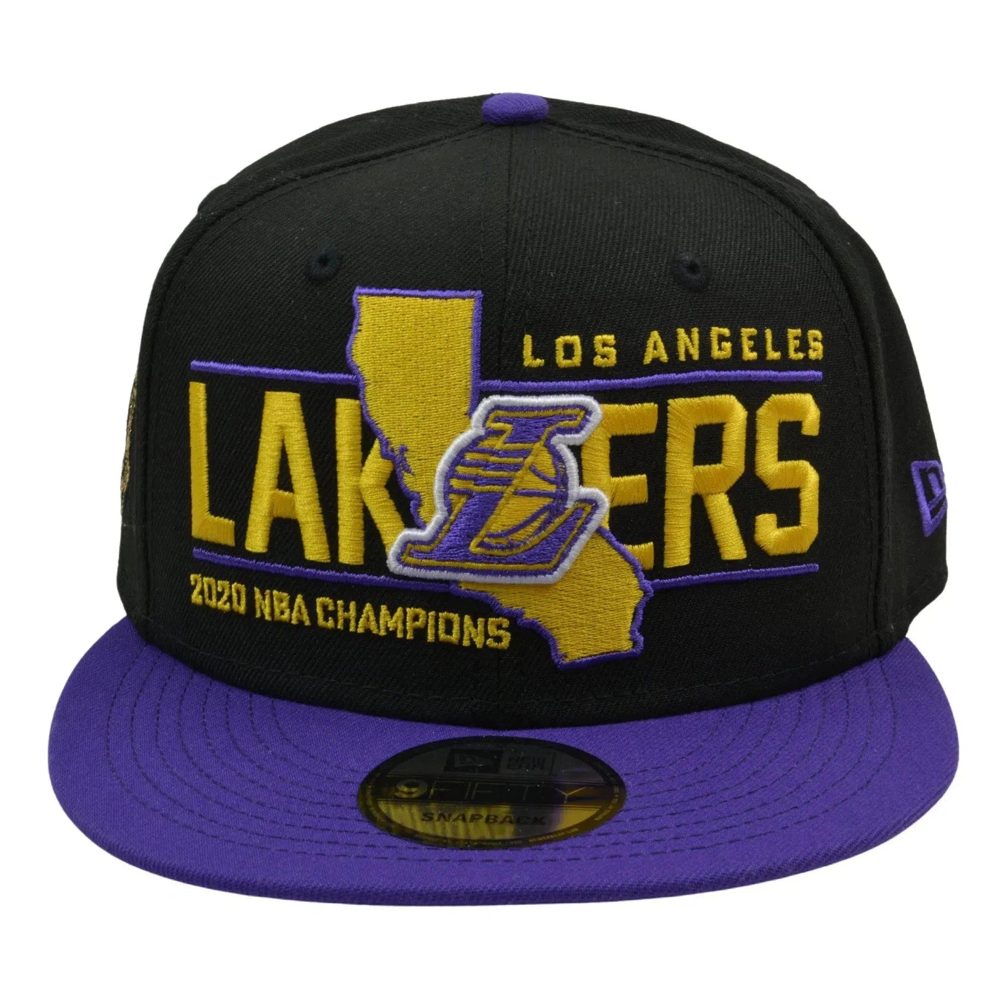 Los Angeles Lakers NBA Champions 9FIFTY 2Tone Statehood Snapback Hat