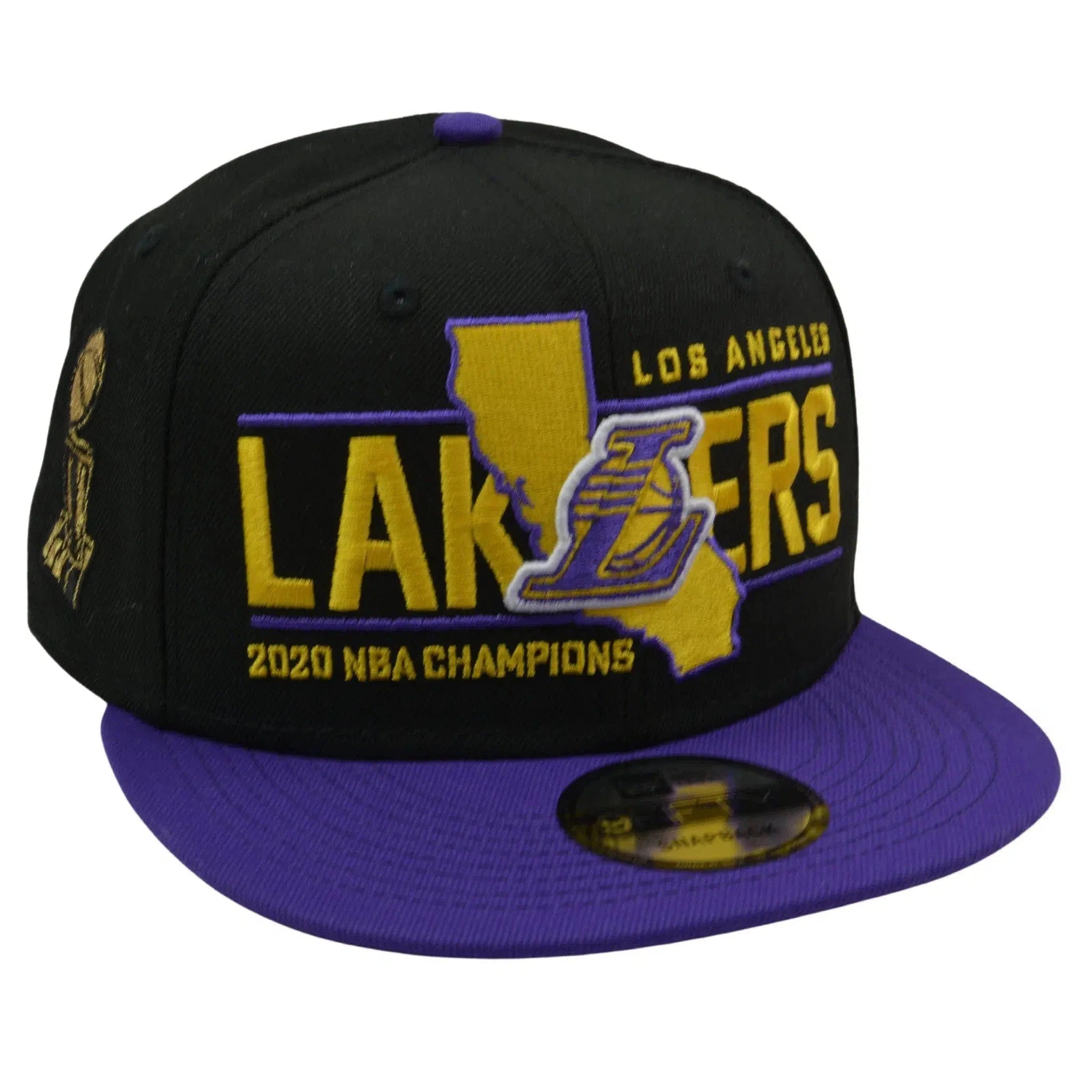 Los Angeles Lakers NBA Champions 9FIFTY 2Tone Statehood Snapback Hat