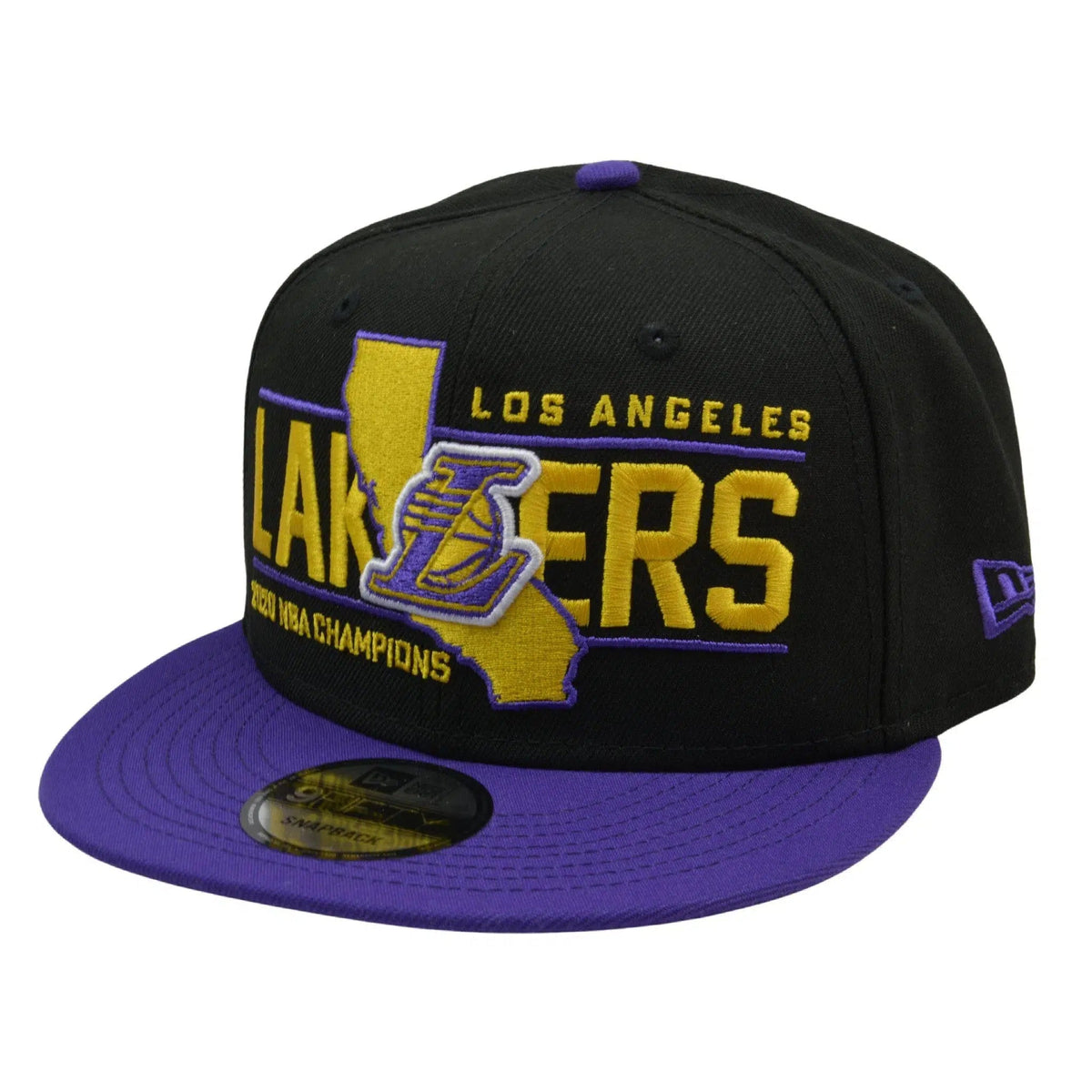 Los Angeles Lakers NBA Champions 9FIFTY 2Tone Statehood Snapback Hat