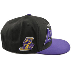 Los Angeles Lakers NBA Crosstown Script 2Tone Captain Snapback Hat