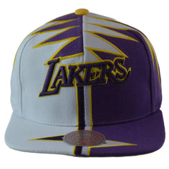 Los Angeles Lakers NBA Shockwave Men's Snapback Hat by Mitchell & Ness