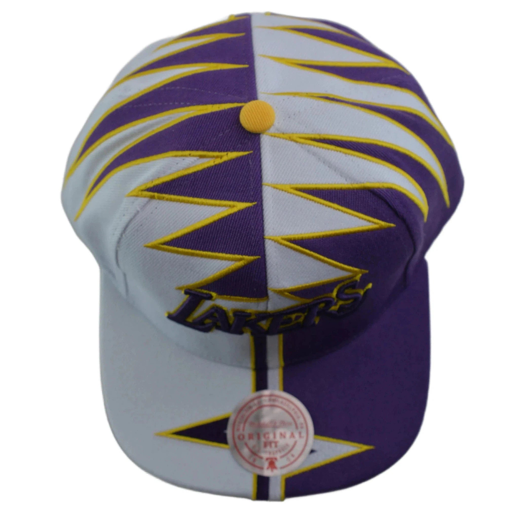 Los Angeles Lakers NBA Shockwave Men's Snapback Hat by Mitchell & Ness