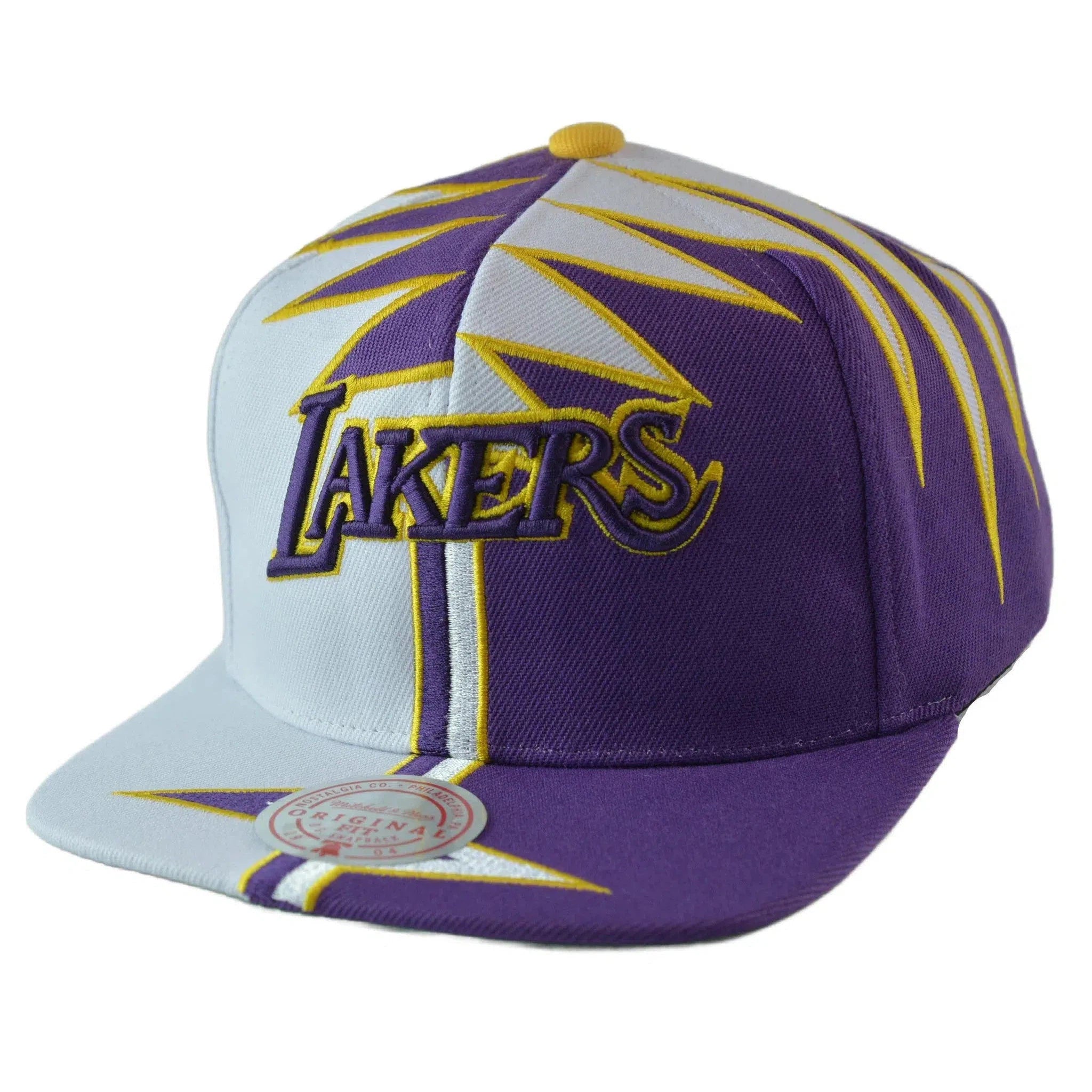 Los Angeles Lakers NBA Shockwave Men's Snapback Hat by Mitchell & Ness