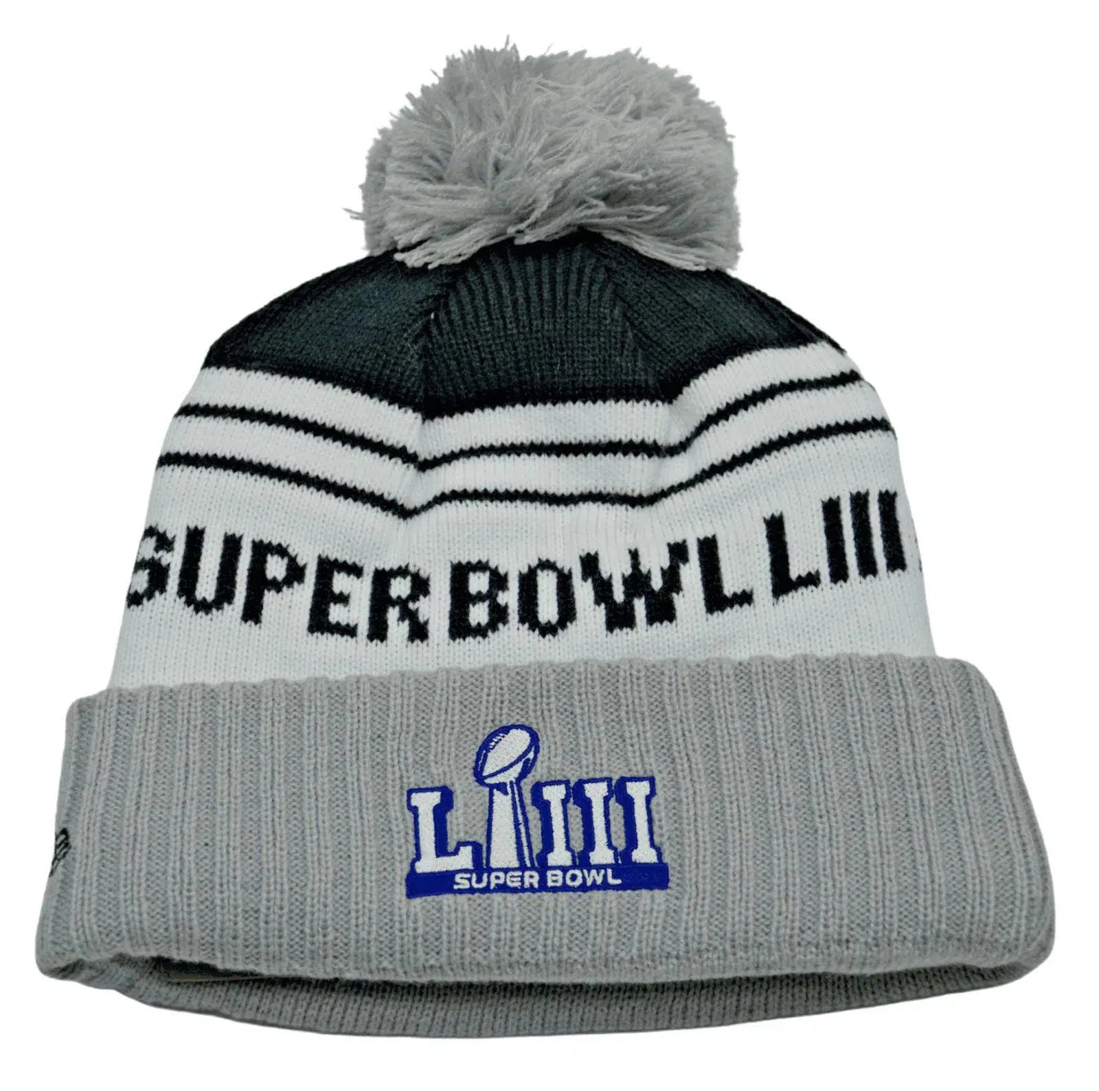 Los Angeles Rams NFL Logo SuperBowl LIII Knit Pom Beanie Winter Hat