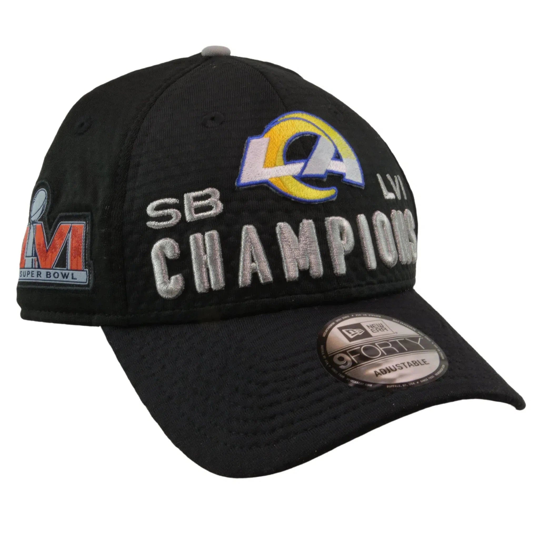 Los Angeles Rams New Era 9FORTY Super Bowl LVI Champions Adjustable NFL Hat