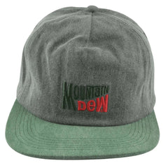 Matix Throwback Mountain Dew Charcoal & Green Flat Bill Hat