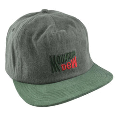 Matix Throwback Mountain Dew Charcoal & Green Flat Bill Hat