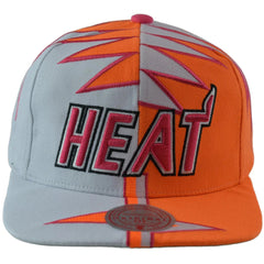 Miami Heat NBA Shockwave Men's Snapback Hat by Mitchell & Ness