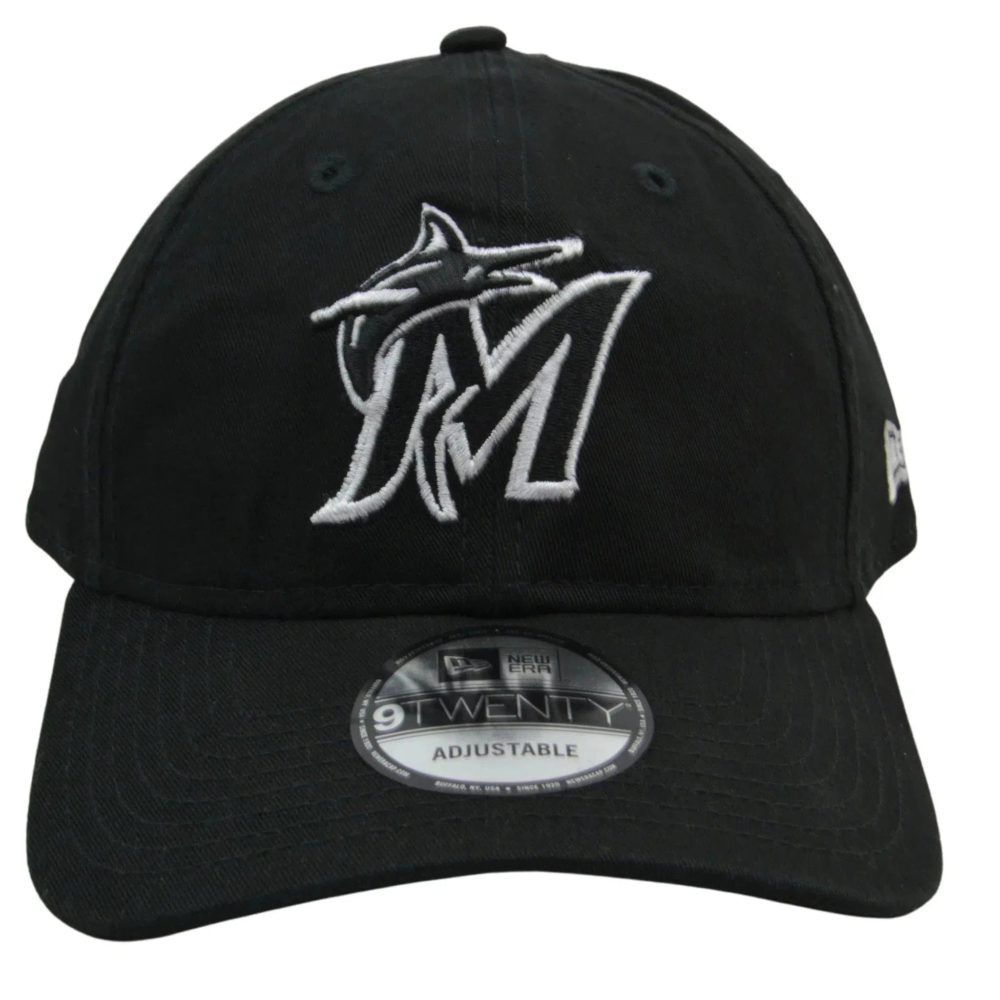 Miami Marlins New Era 9TWENTY MLB Core Relaxed Fit Adjustable Hat