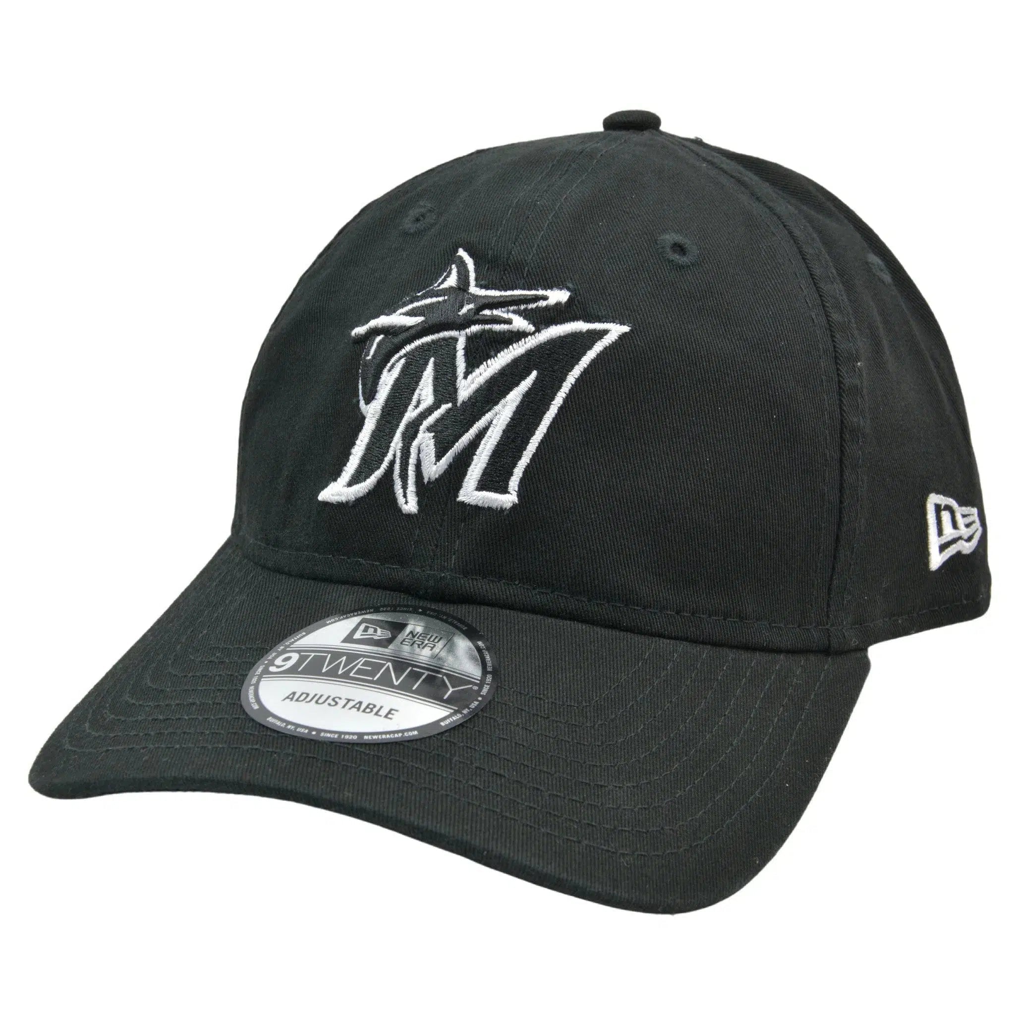 Miami Marlins New Era 9TWENTY MLB Core Relaxed Fit Adjustable Hat