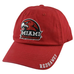 Miami RedHawks NCAA Collegiate Red Relaxed Fit Hat Adjustable Cap