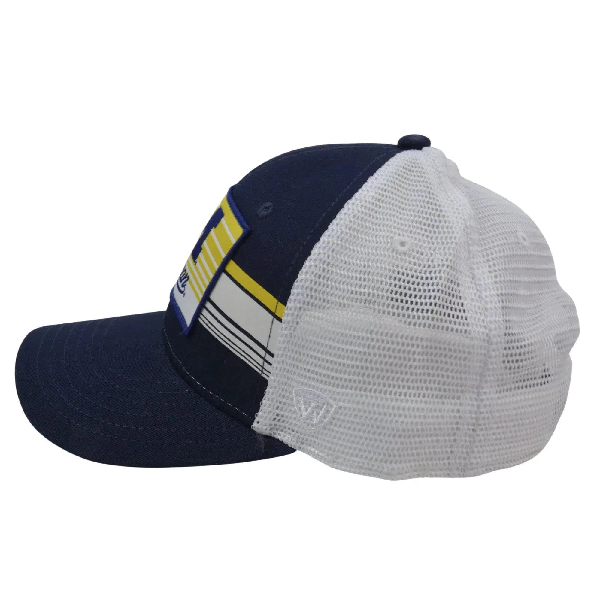 Michigan Wolverines TOW NCAA Striped Adjustable Meshback Snapback Trucker Hat