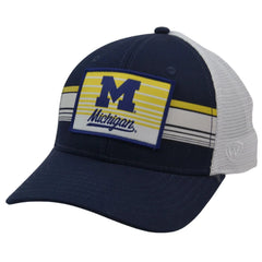 Michigan Wolverines TOW NCAA Striped Adjustable Meshback Snapback Trucker Hat