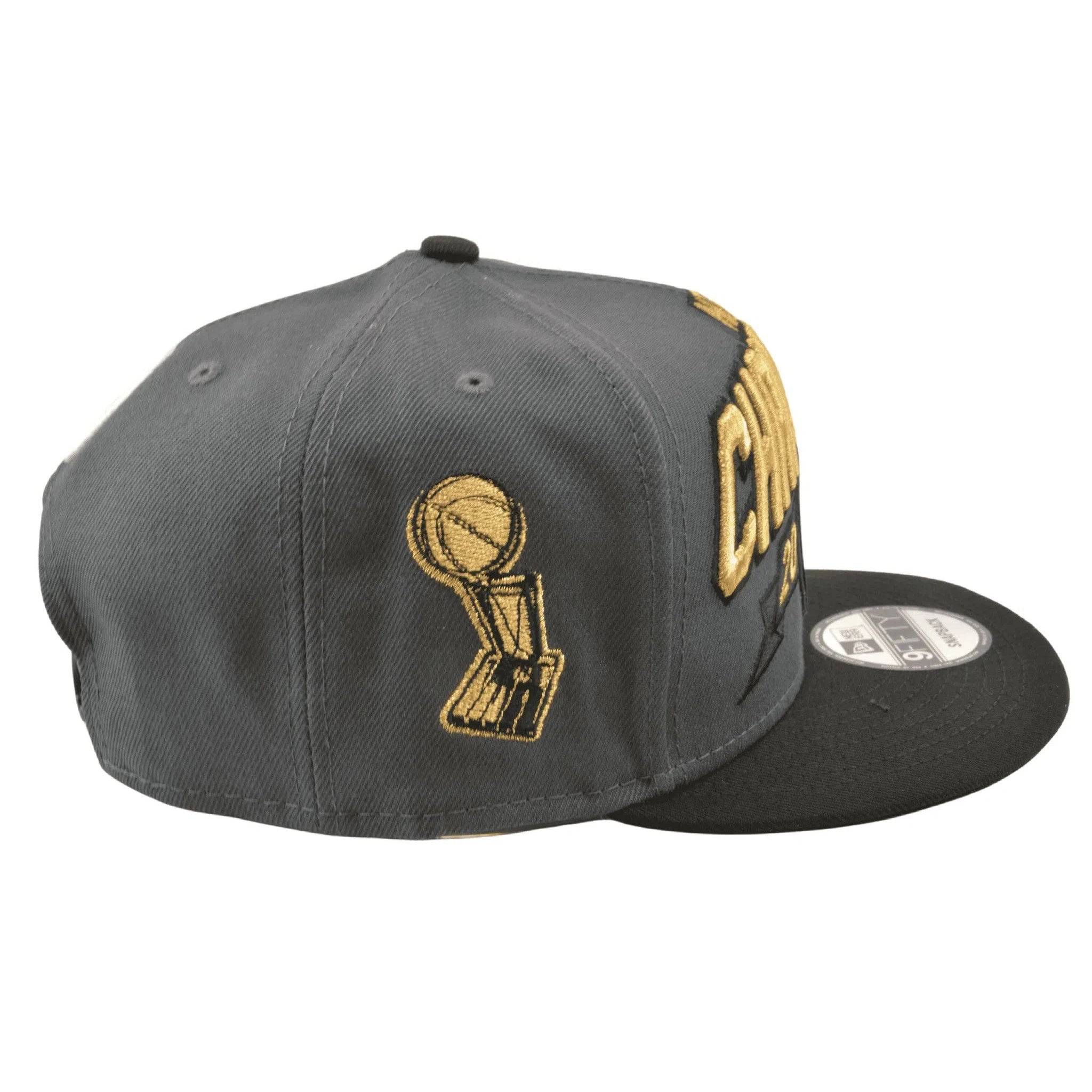 Milwaukee Bucks NBA 2021 Champions 9FIFTY Flat Bill Snapback Hat by New Era