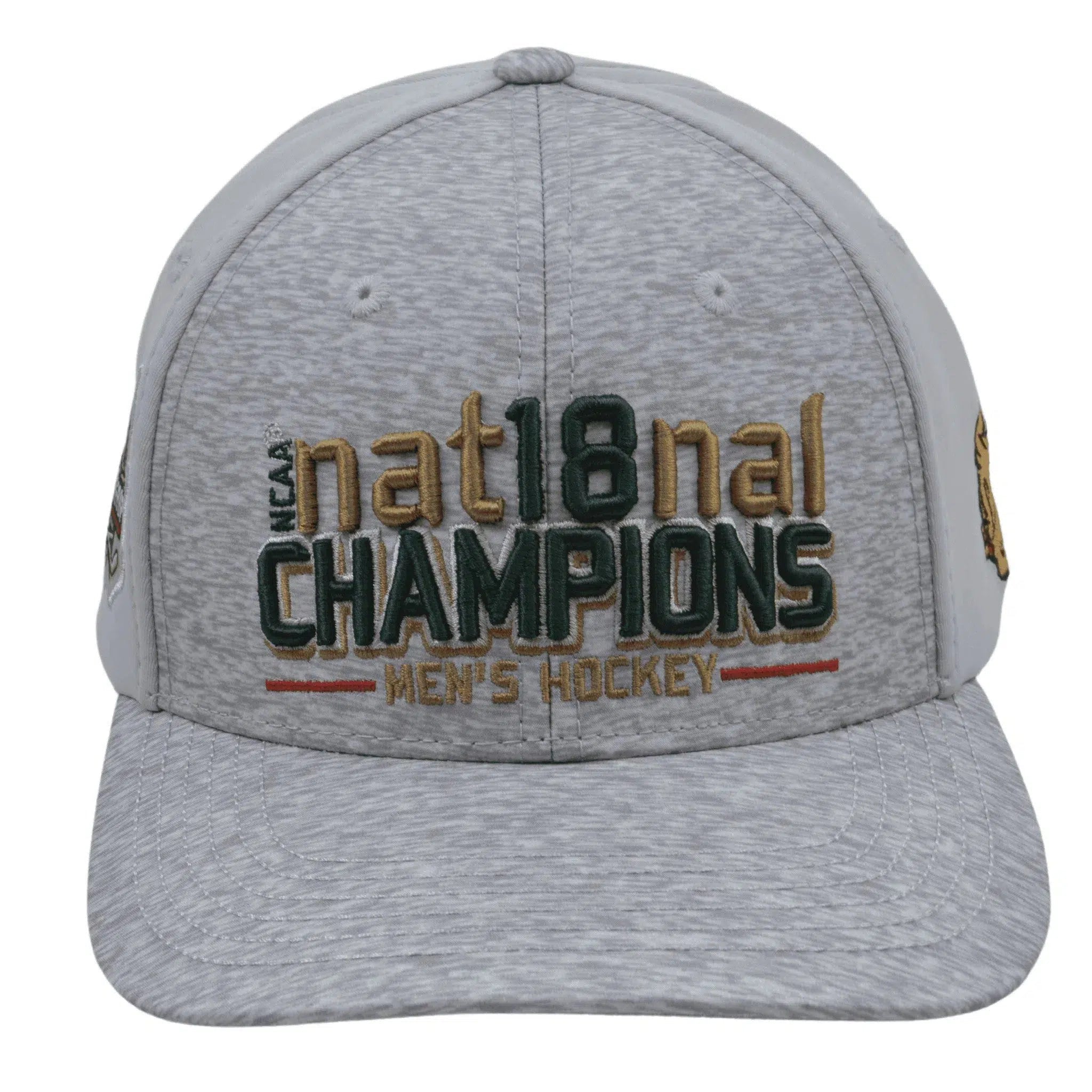 Minnesota Duluth Bulldogs TOW NCAA Frozen Four Hockey Champions Gray Adjustable Hat