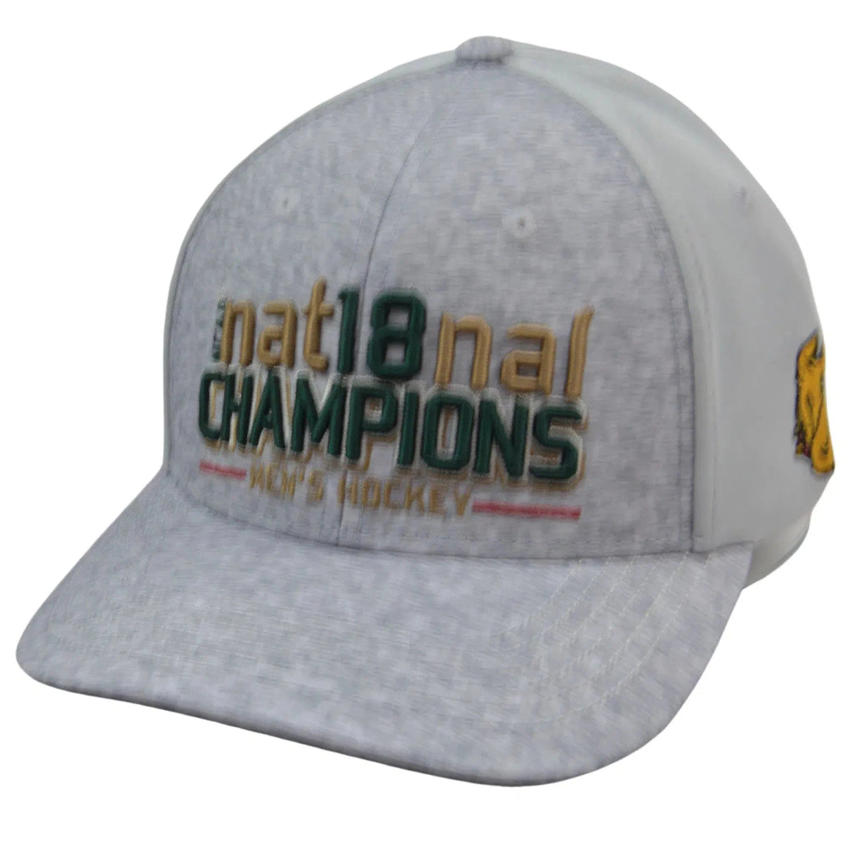 Minnesota Duluth Bulldogs TOW NCAA Frozen Four Hockey Champions Gray Adjustable Hat