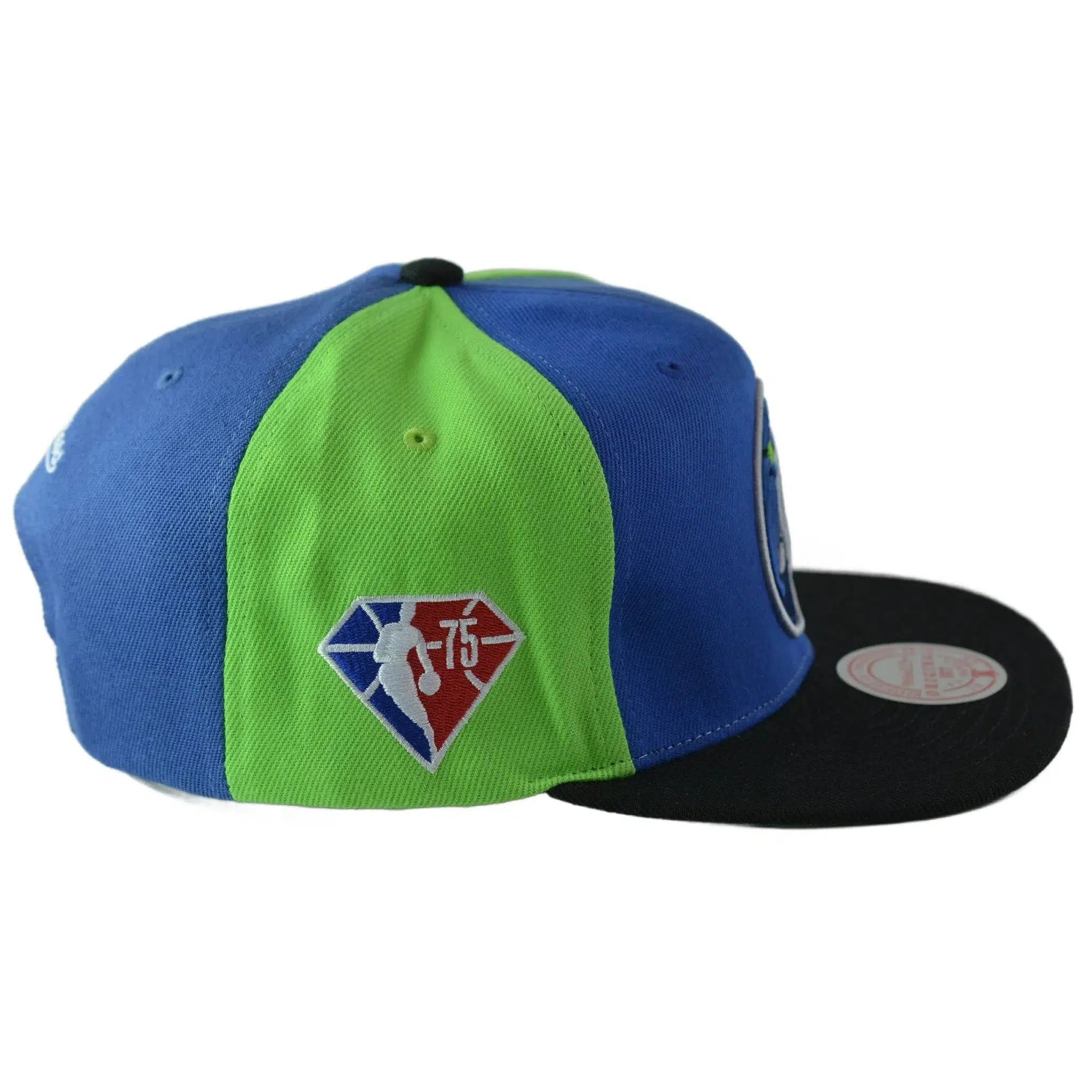 Minnesota Timberwolves NBA Team Era Pinwheel Men's Snapback Cap, Flat Bill Hat by Mitchell & Ness