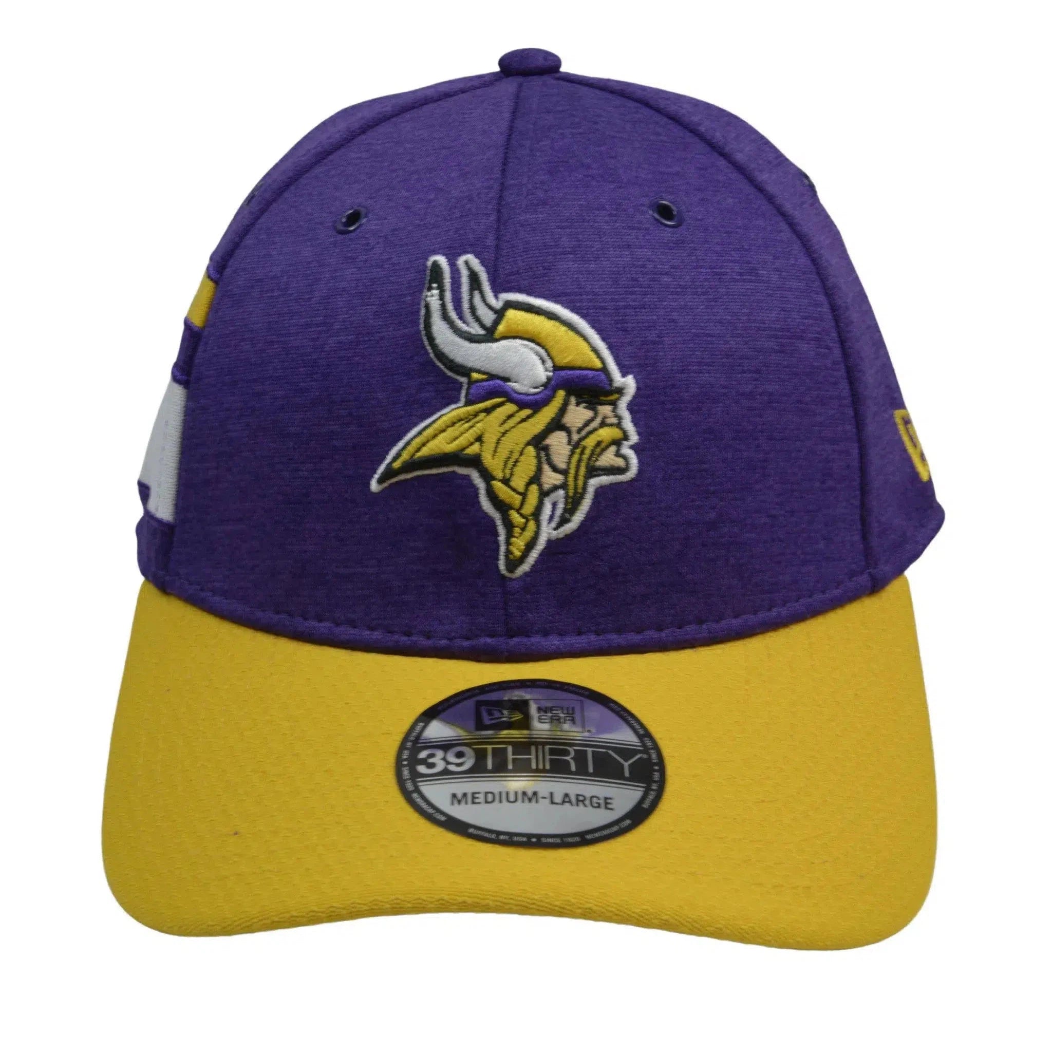 Minnesota Vikings New Era 39THIRTY NFL Onfield Team Colors Football Flex Fit Hat