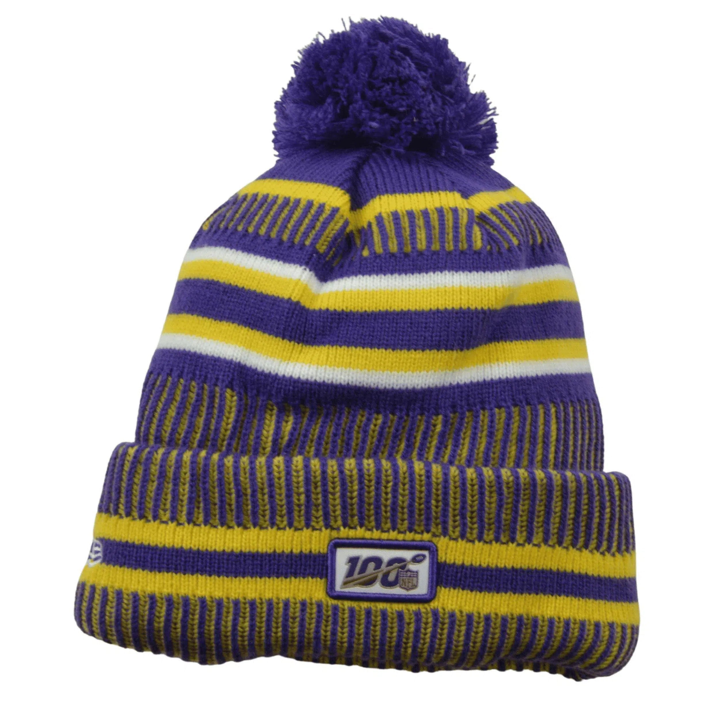 Minnesota Vikings New Era NFL Football Team Sport Knit Pom Pom Winter Hat