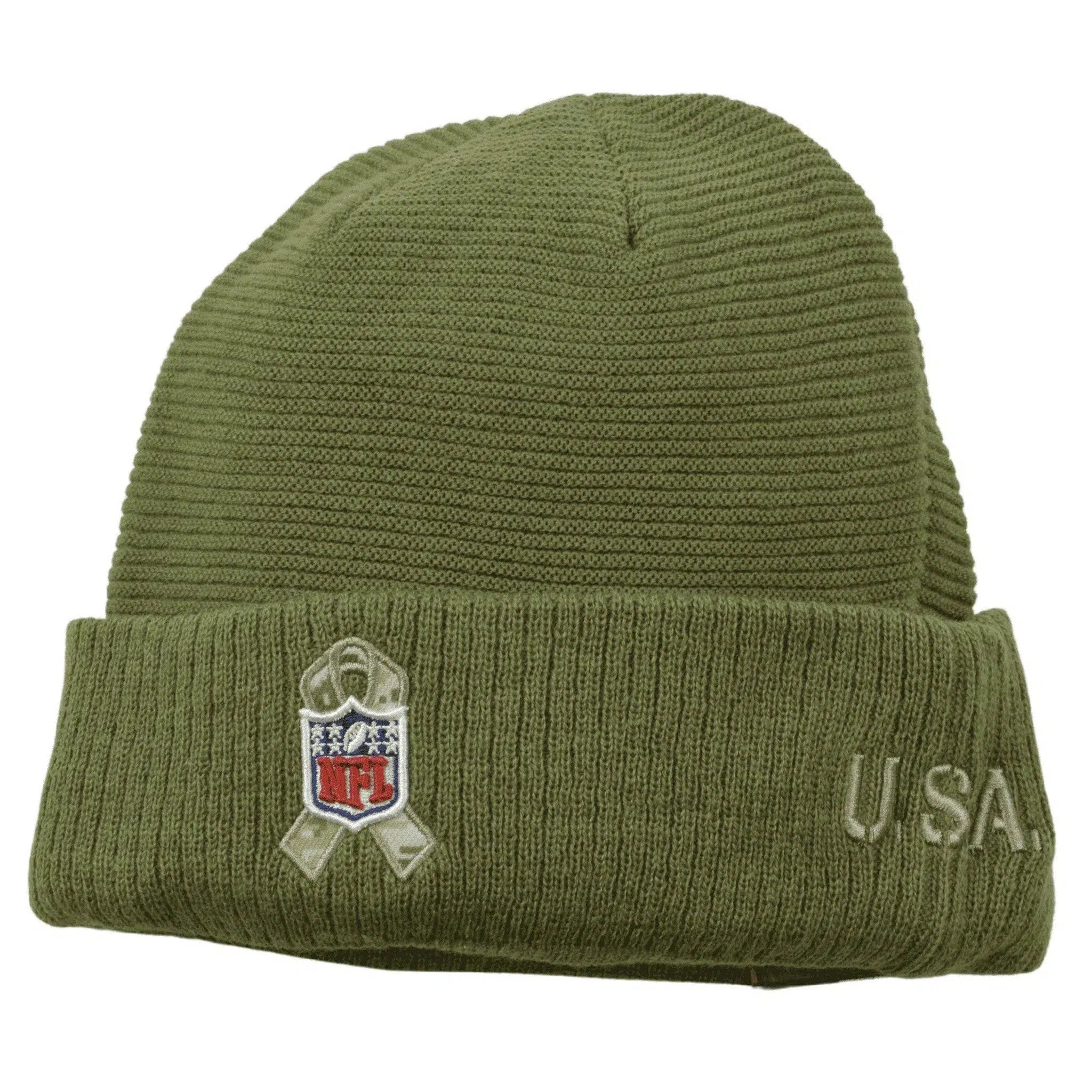 Minnesota Vikings Salute to Service NFL Knit Ribbed Cuffed Beanie Winter Hat