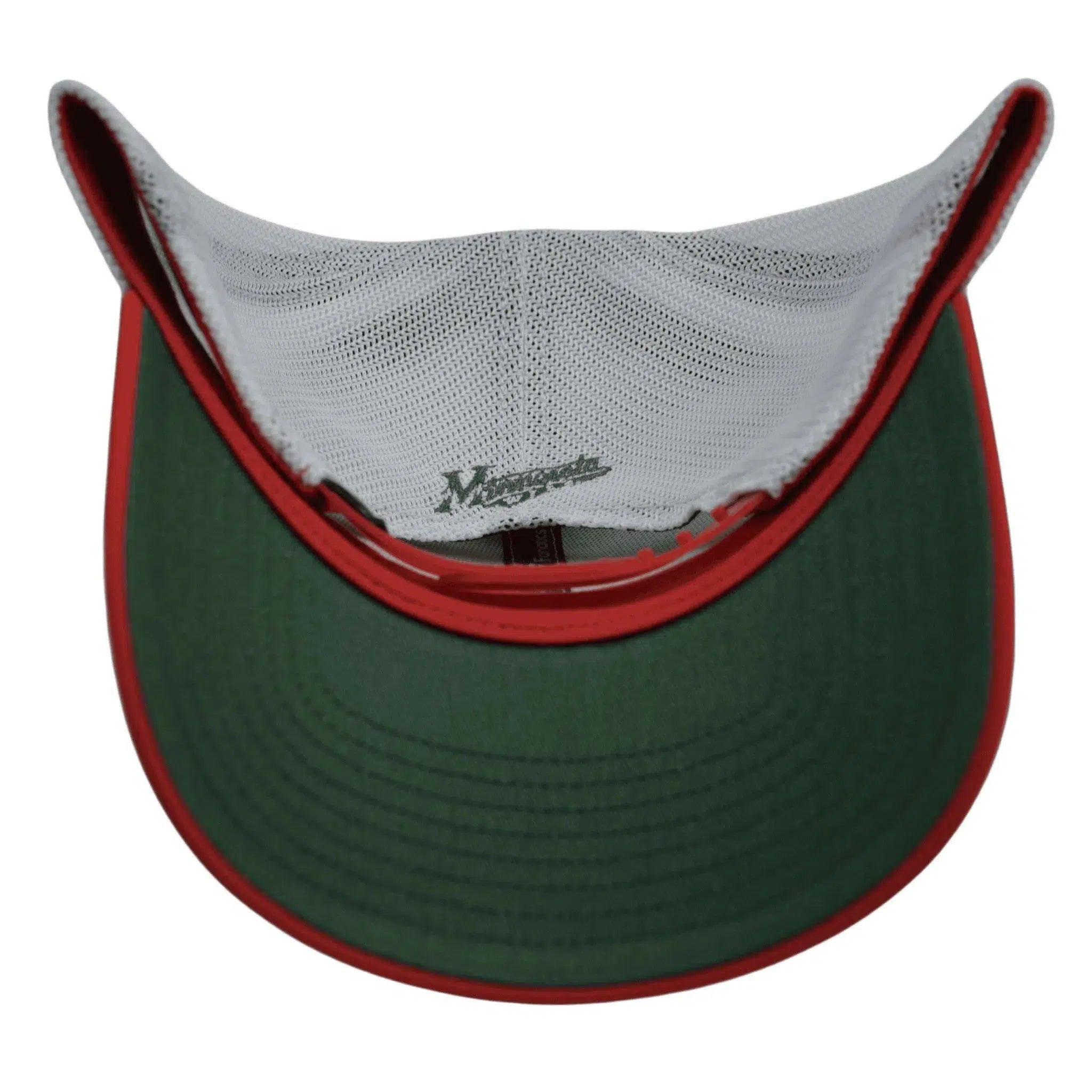 Minnesota Wild Iconic Grid NHL Logo Adjustable Trucker Hockey Hat