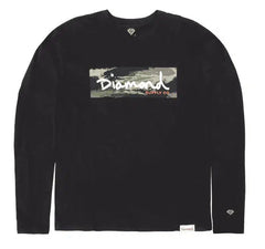 "Mission-Ready Style: Diamond Supply Co. Special Forces Black Long Sleeve Shirt"