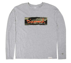 "Mission-Ready Style: Diamond Supply Co. Special Forces Gray Long Sleeve Shirt"