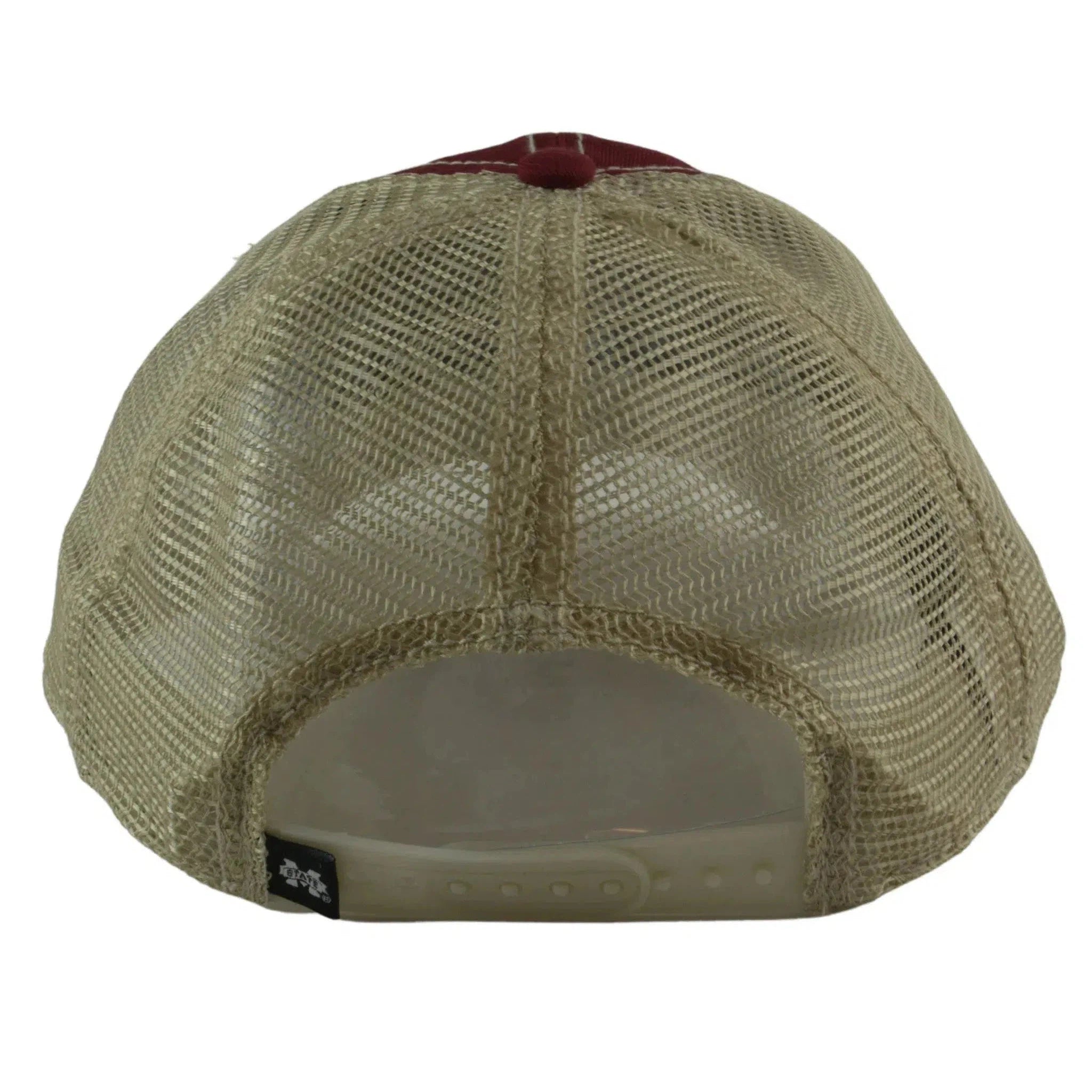 Mississippi State Bulldogs Lightweight NCAA Team Distressed Bill Mesh back Hat