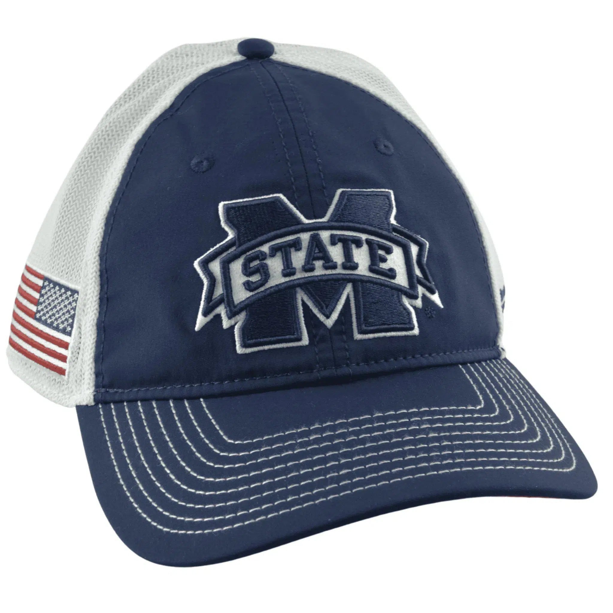 Mississippi State Bulldogs NCAA Starry Knight Patriotic Trucker Hat by Fanatics