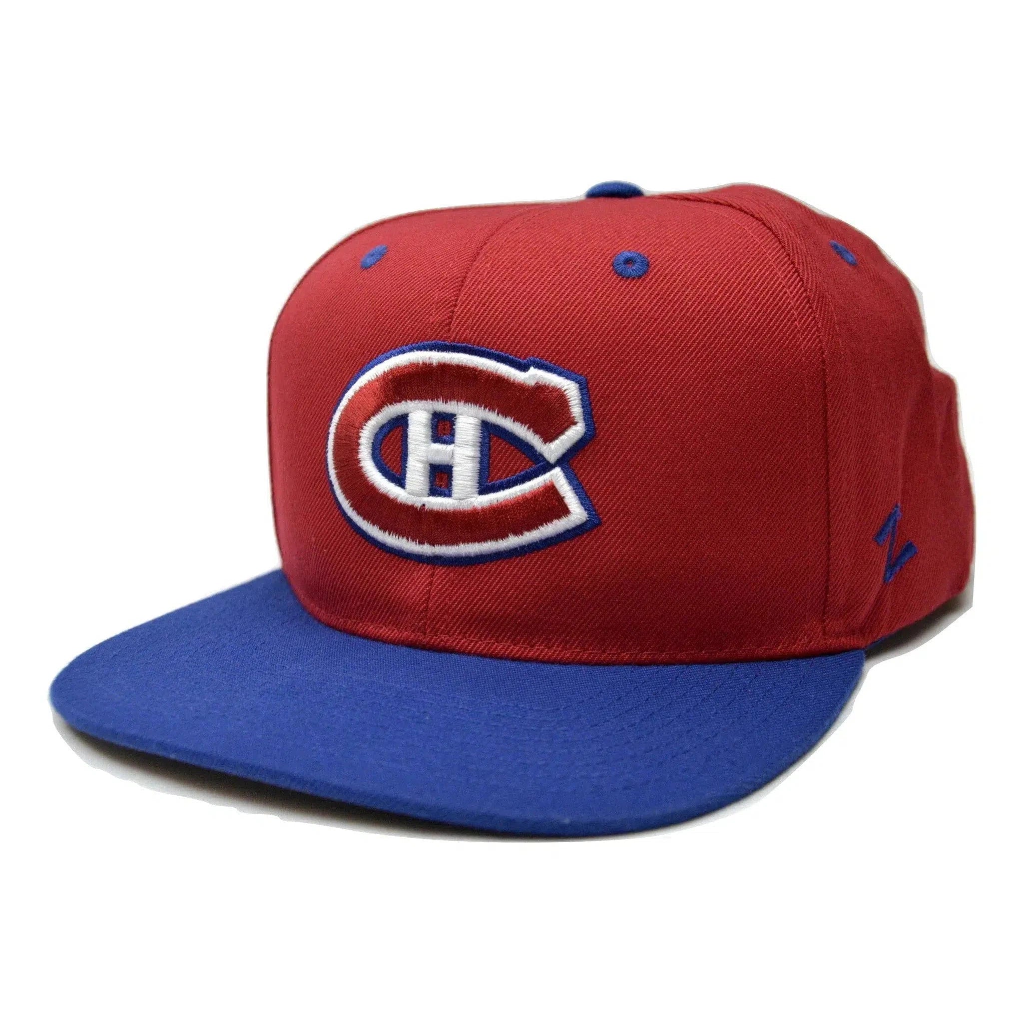 Montreal Canadiens Habs Zephyr Z11 The Original Snapback Cap NHL Hockey Hat