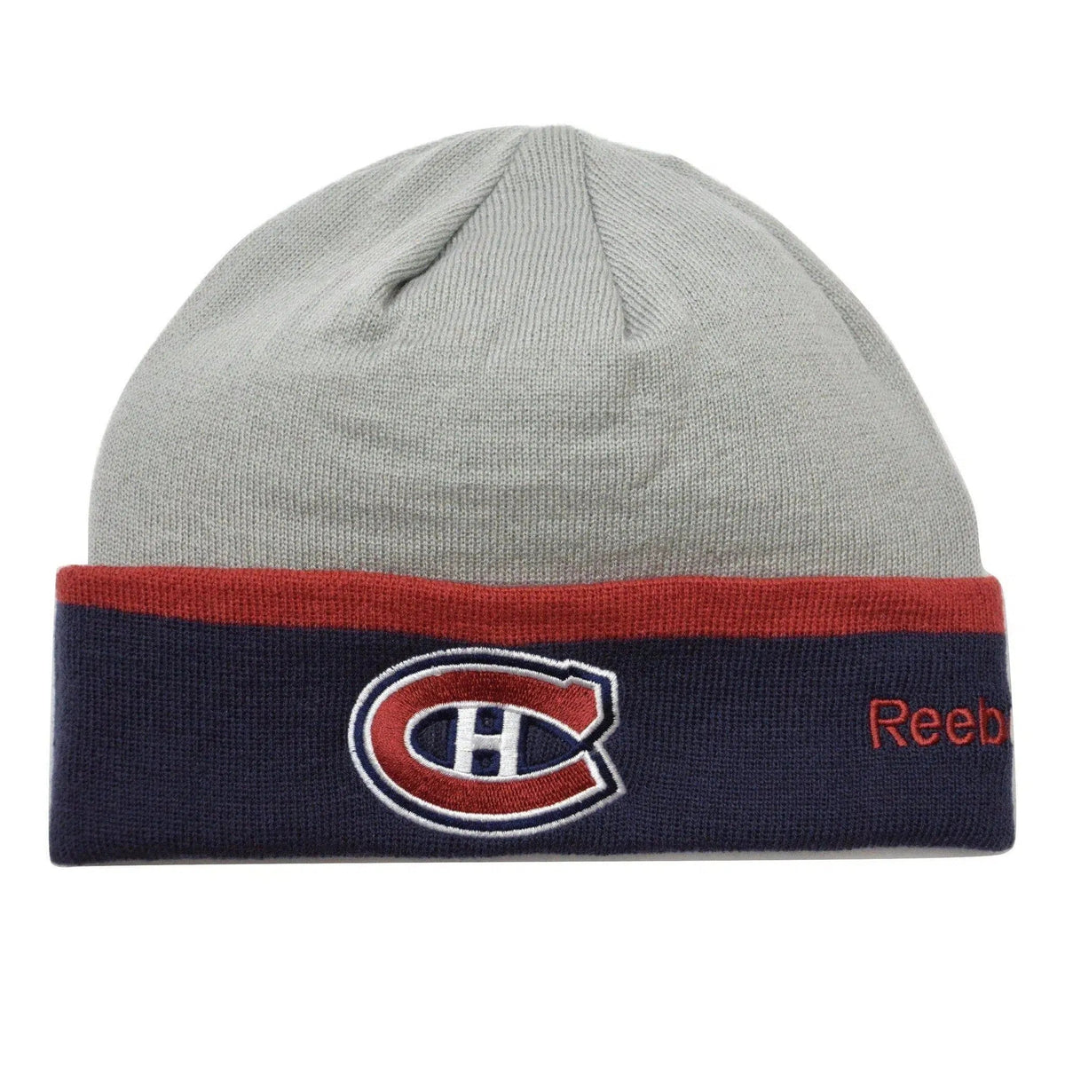 Montreal Canadiens Reebok KU88Z NHL 2 Tone Cuffed Knit Hockey Beanie Winter Hat