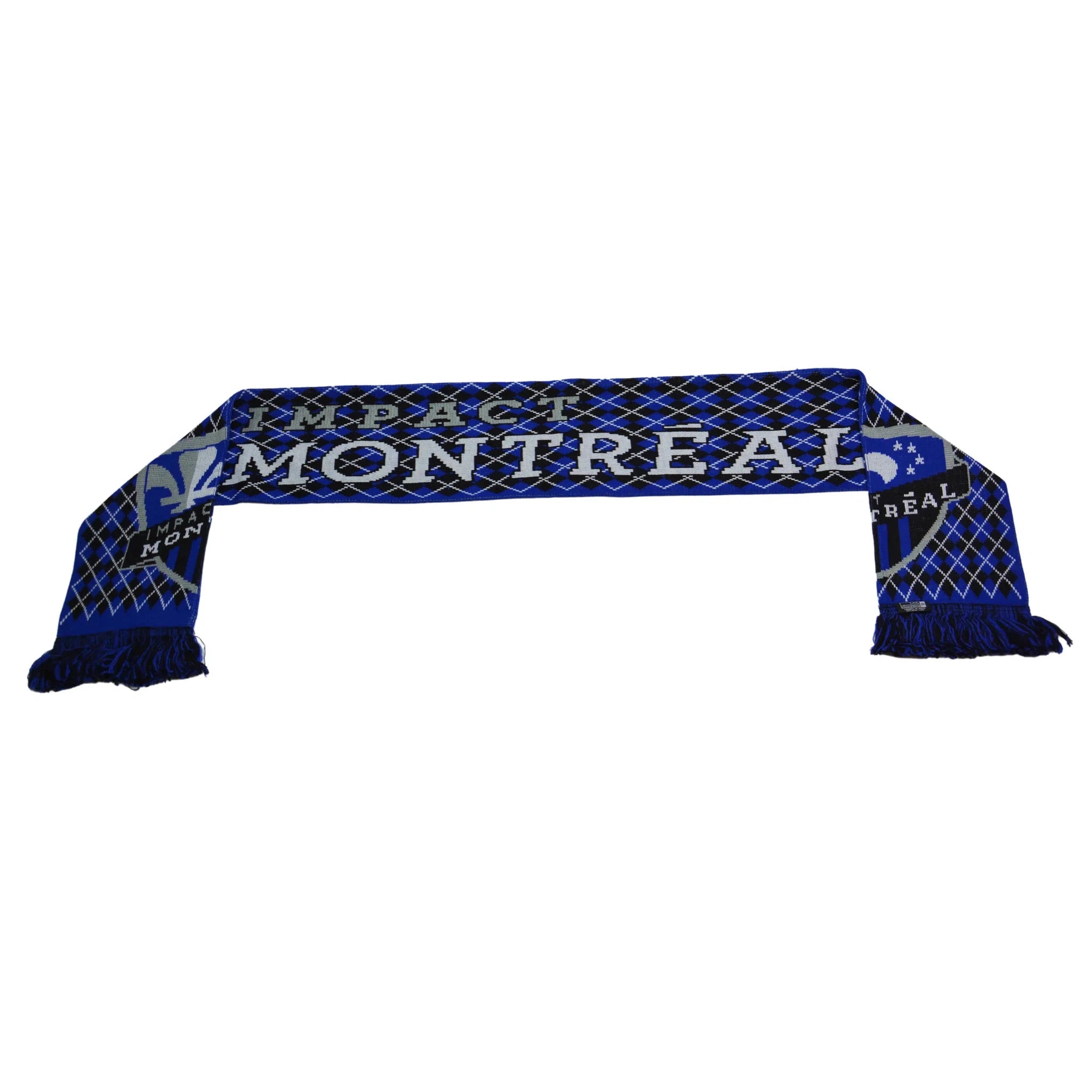 Montreal Impact FC Adidas MLS Argyle Soccer Winter Knit Scarf