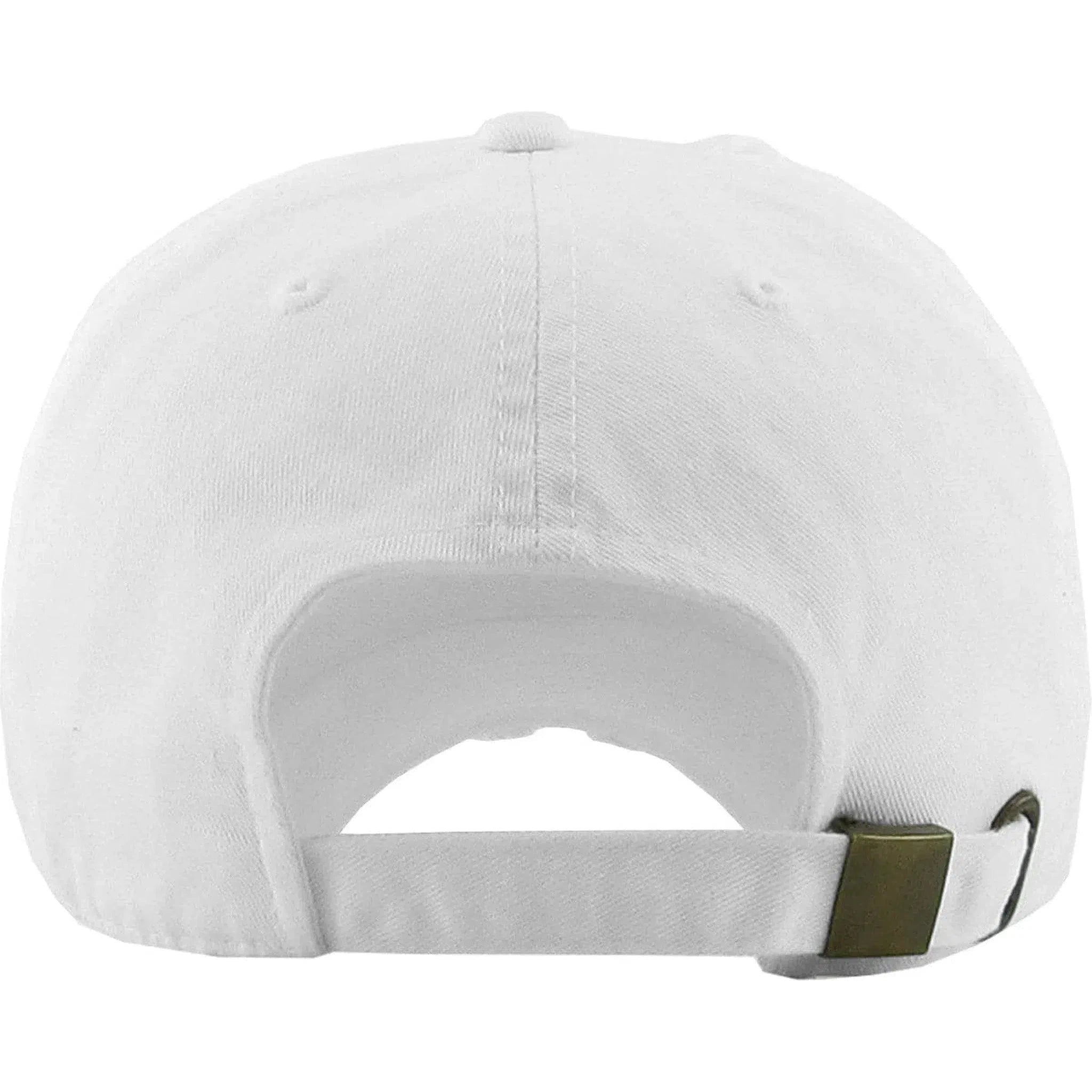 NASA Distressed Adjustable White Cotton Dad Hat