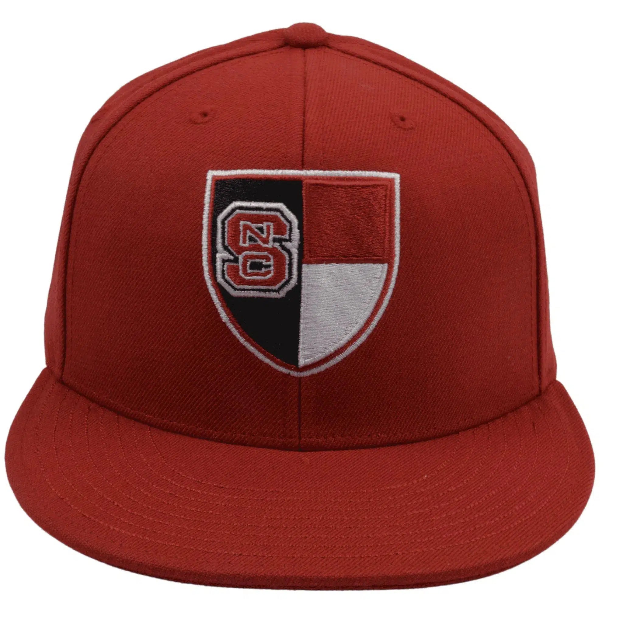 NC State Wolfpack Adidas NCAA Shield Team Logo Flatbill Flex Fit Hat