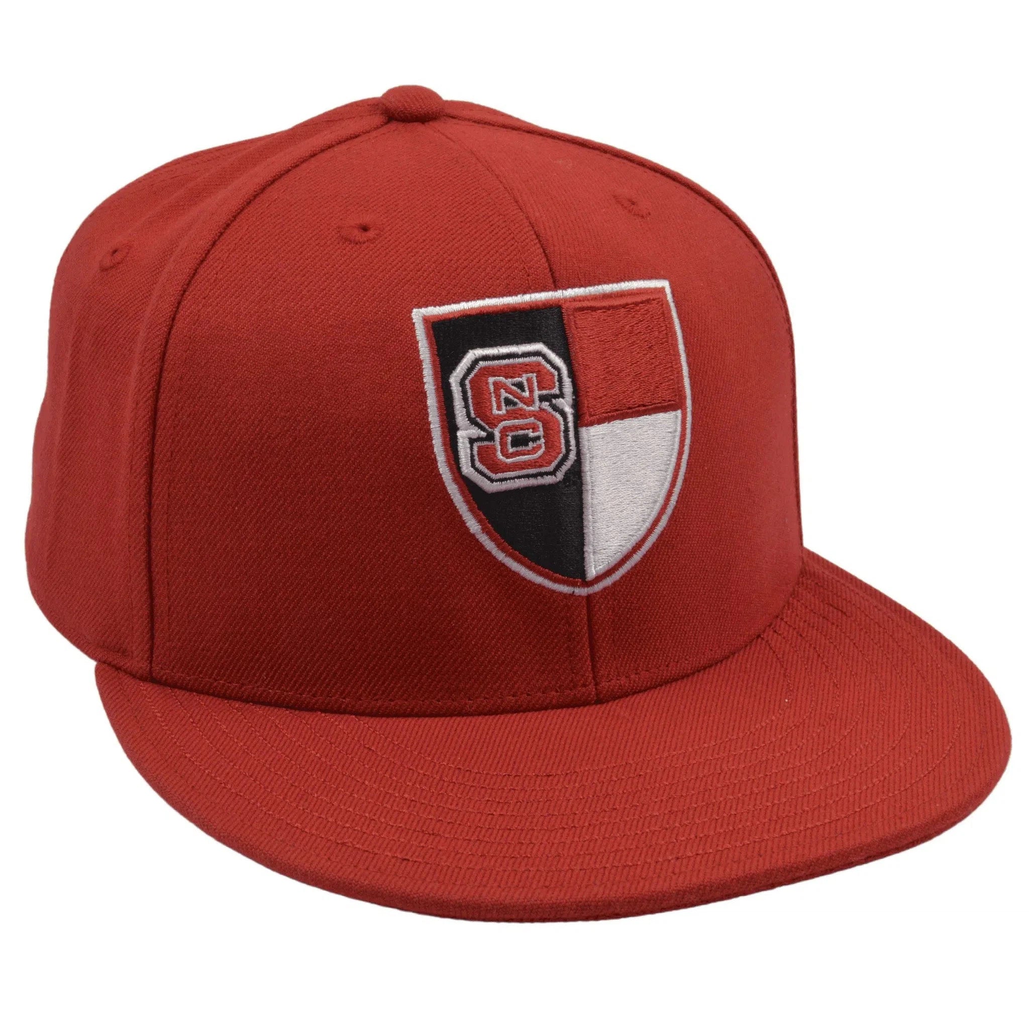 NC State Wolfpack Adidas NCAA Shield Team Logo Flatbill Flex Fit Hat