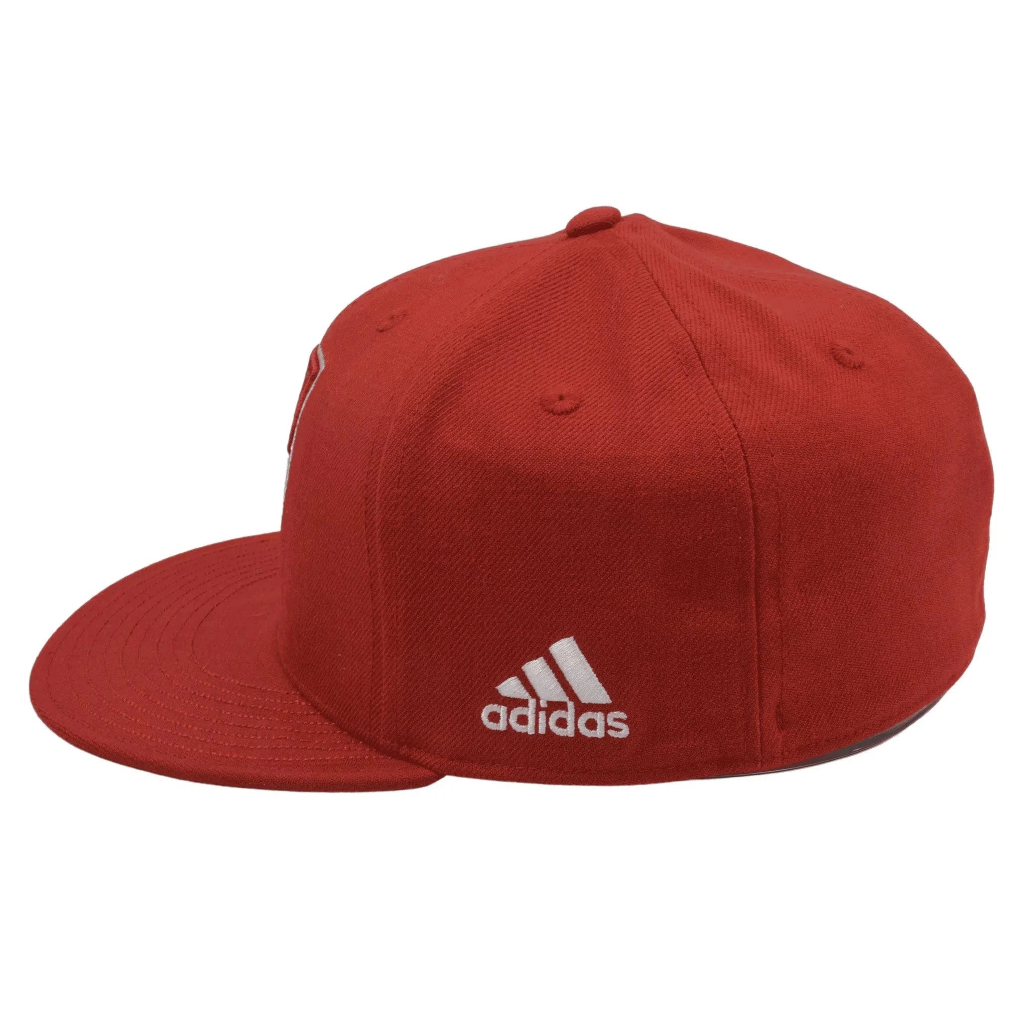 NC State Wolfpack Adidas NCAA Shield Team Logo Flatbill Flex Fit Hat