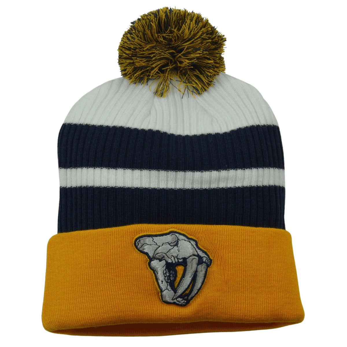 Nashville Predators Alternate NHL Logo Knit Beanie Pom Winter Hat by Fanatics