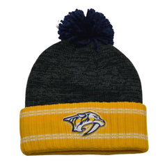 Nashville Predators NHL Gray Series Knit Beanie Pom Pom Winter Hat