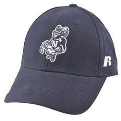 Navy Midshipmen NCAA Russell Athletic Blue Team Logo Adjustable Hat