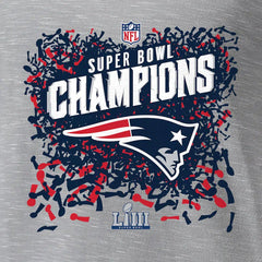 New England Patriots NFL Super bowl LIII Champions Football T-Shirt by Fanatics