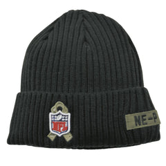 New England Patriots Salute to Service NFL Knit Ribbed Cuffed Beanie Winter Hat