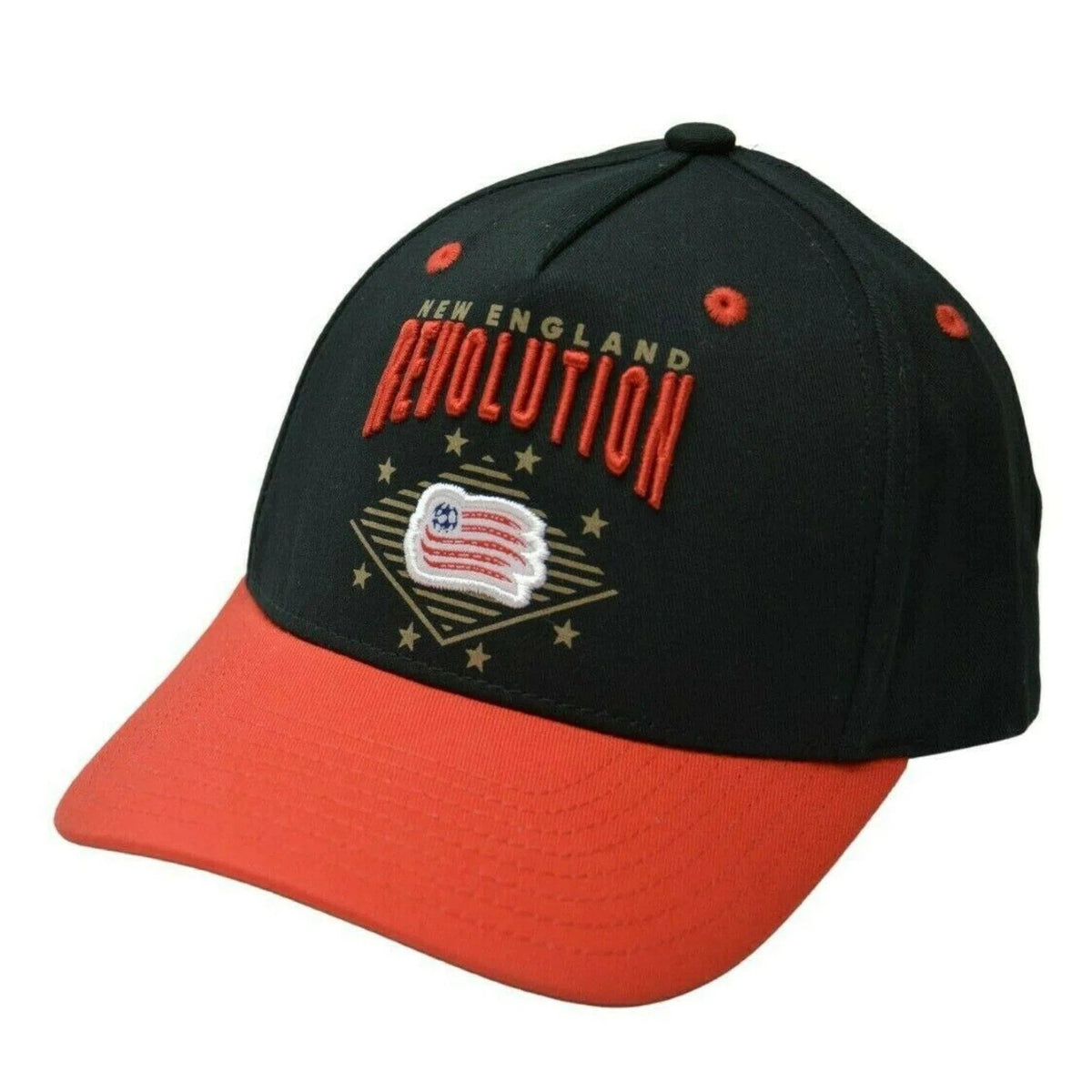 New England Revolution MLS Floater 2 Tone Adjustable Soccer Cap Hat