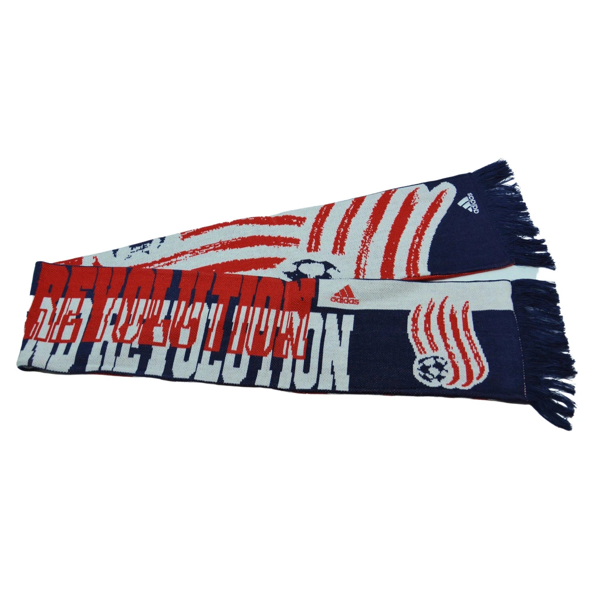 New England Revolution MLS Jacquard Soccer Winter Knit Scarf