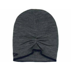 New Era Two Tone Gray & Navy Blue Slouch Edge Knit Winter Hat