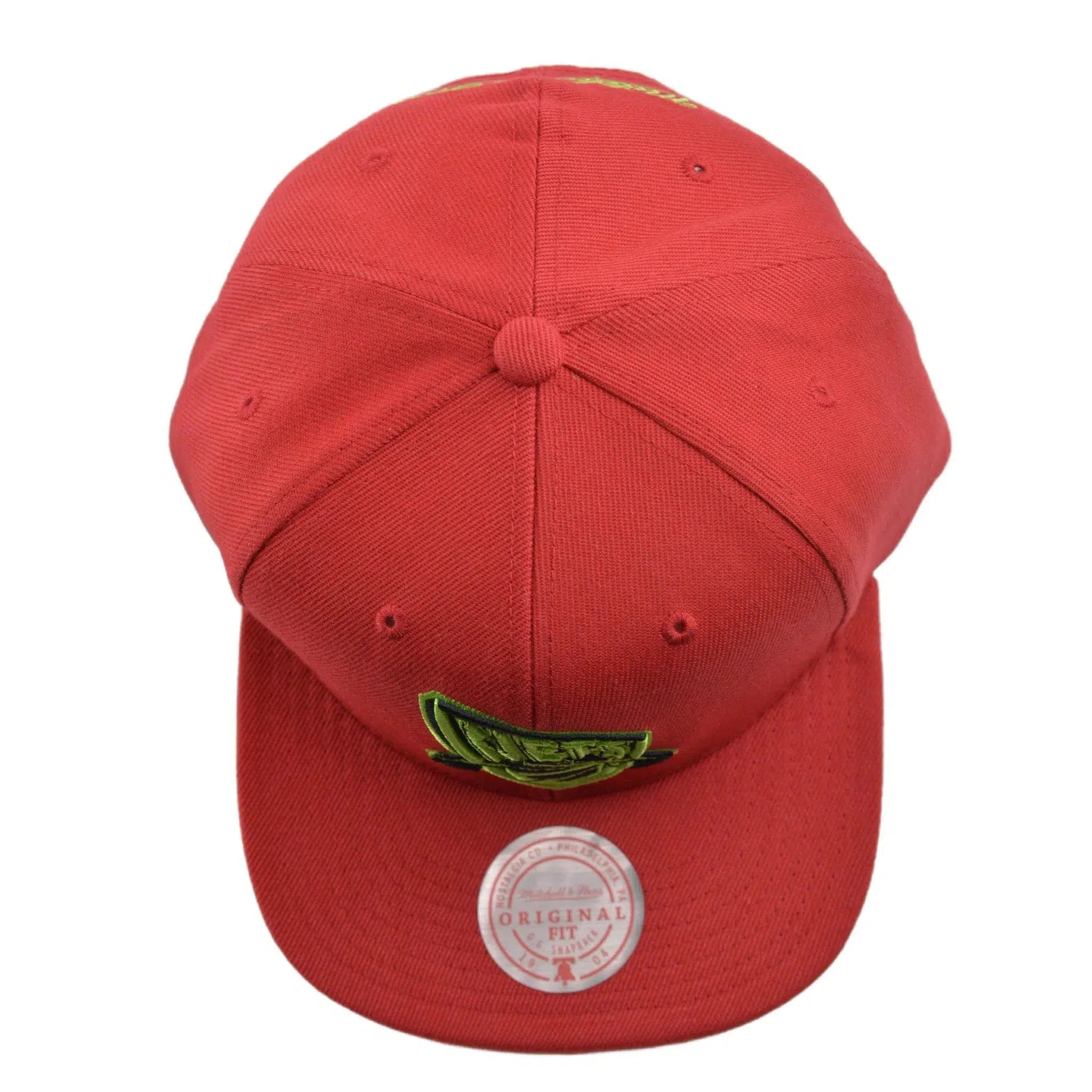 New Jersey Nets NBA Reverse Grinch Men's Basketball Flat bill Snapback Cap, Hat by Mitchell & Ness