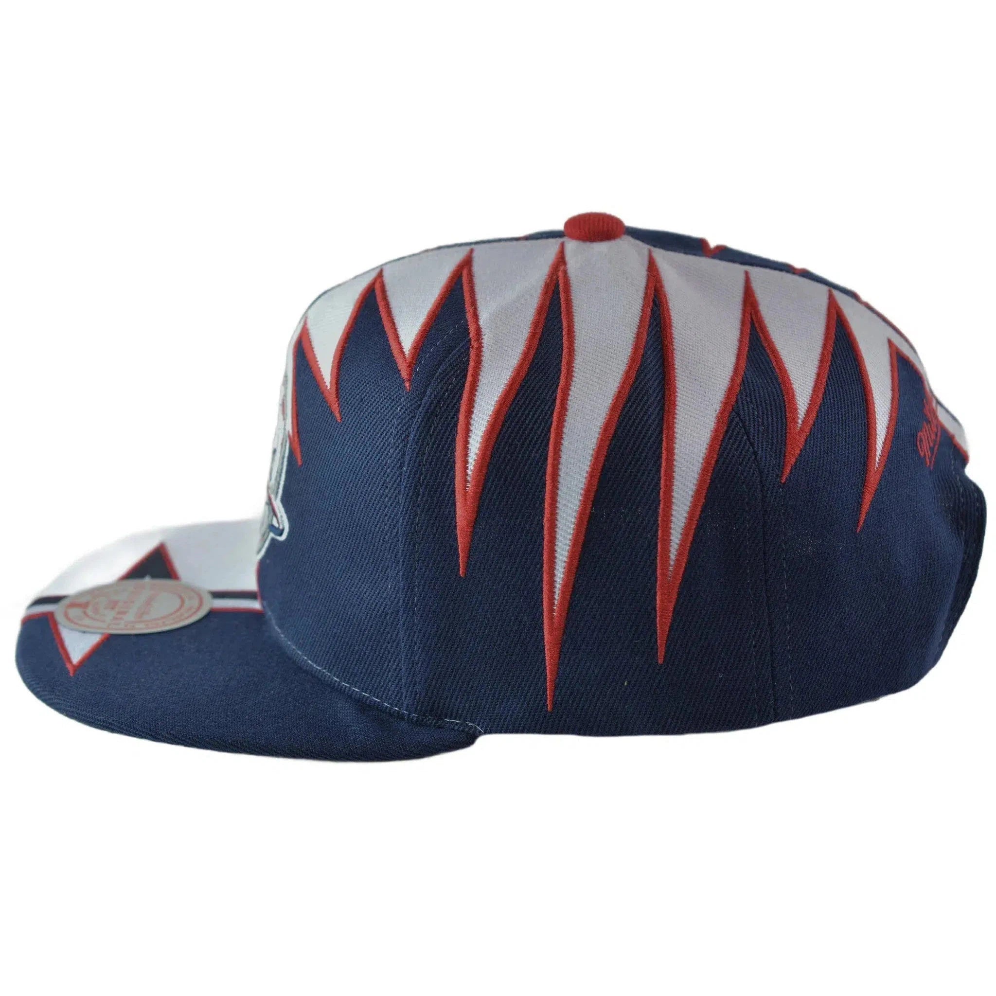 New Jersey Nets NBA Shockwave Men's Snapback Hat by Mitchell & Ness