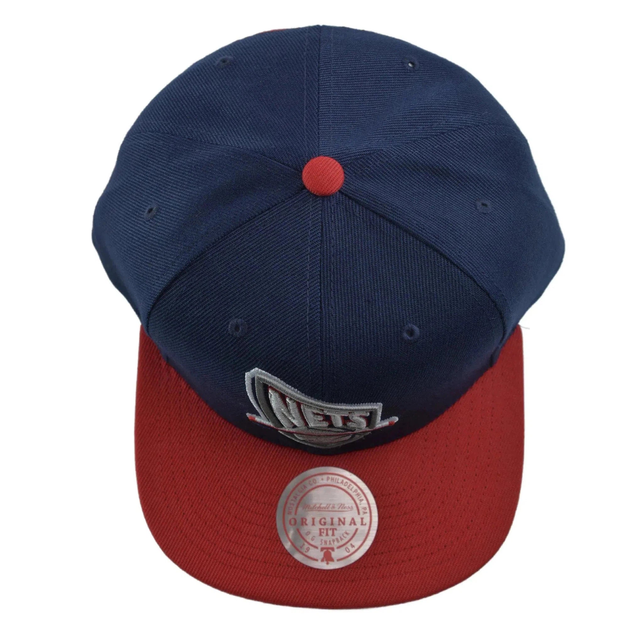 New Jersey Nets NBA Team DNA 2 Tone Men's Snapback Hat by Mitchell & Ness