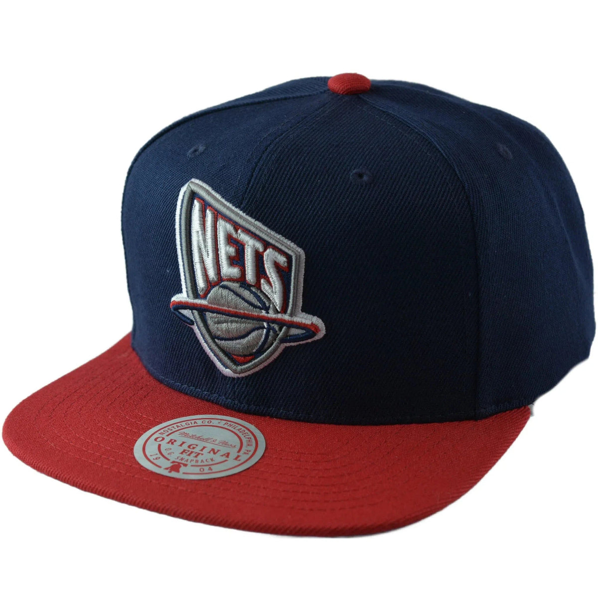 New Jersey Nets NBA Team DNA 2 Tone Men's Snapback Hat by Mitchell & Ness