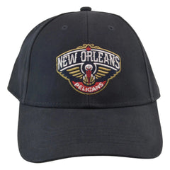 New Orleans Pelicans Fan Favorite Navy Blue NBA Team Logo Adjustable Hat