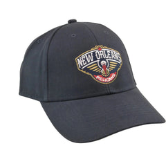 New Orleans Pelicans Fan Favorite Navy Blue NBA Team Logo Adjustable Hat